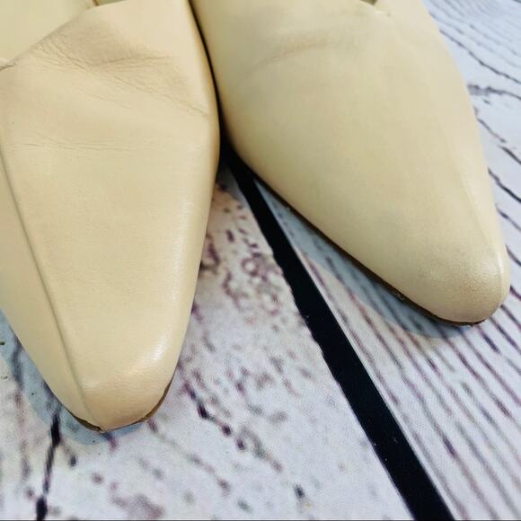 Apostrophe cream slip on heels MAKE AN OFFER - Picture 2 of 6